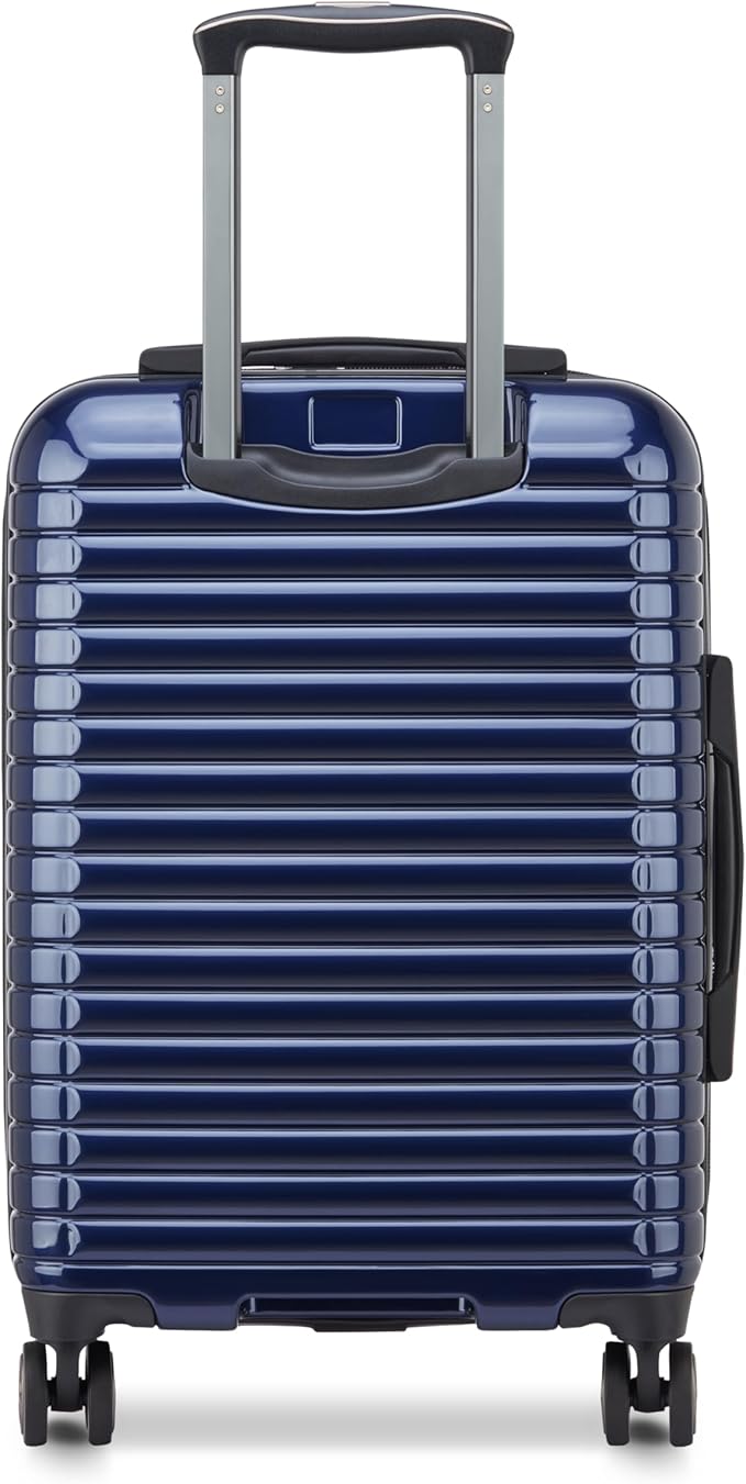 DELSEY PARIS Cruise 3.0 Hardside Expandable Luggage with Spinner Wheels, Deep Sea Navy, Carry on 20 Inch