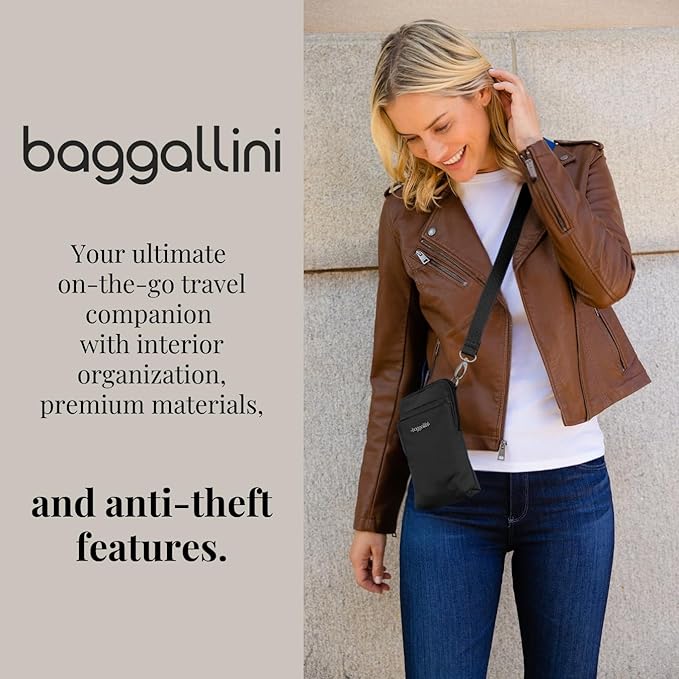 Baggallini Women's Securtex Anti-theft Activity Crossbody Bag