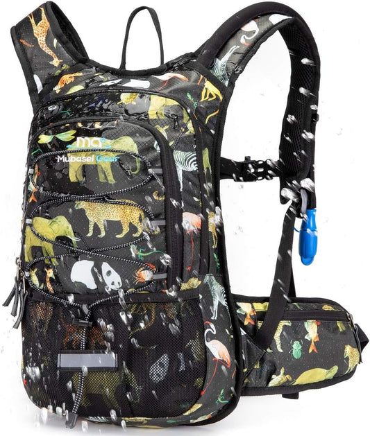 15L Insulated Hydration Backpack Pack with 2L Water Bladder Lightweight Hiking Backpack Bag for Women Men Daypack for Hiking Running Festival Camping Biking