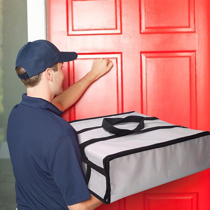 Yalin XXXL Large Insulated Cooler Bag, Styrofoam Cooler of Keep Food Hot or Cold, Reusable Double Zipper Food Delivery Bag for Grocery Shopping, 23" W x 15" H x 14" D