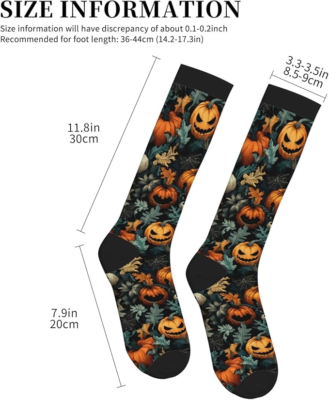 Compression Socks Knee High Circulation Support Socks For Women Men Athletic Running Work Hiking Cycling Travel