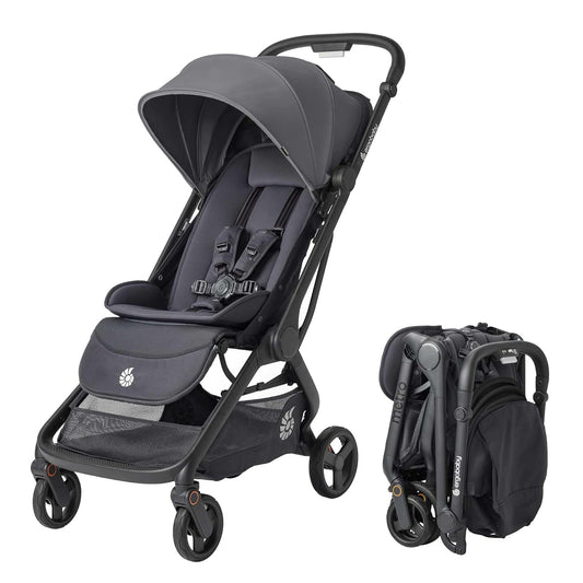 Ergobaby Metro 3 All in One Compact Baby Stroller, Lightweight Travel Stroller, Easy One-Hand Fold for Overhead Airplane Storage (Carries up to 50 lbs), Car Seat Compatible,Graphite Grey