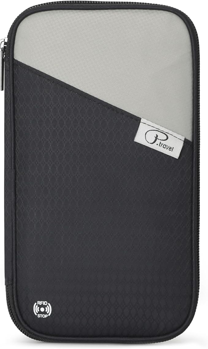 VanFn RFID Travel Passport Wallet, Family Passport Holder, Trip Document Organizer P.Travel Series