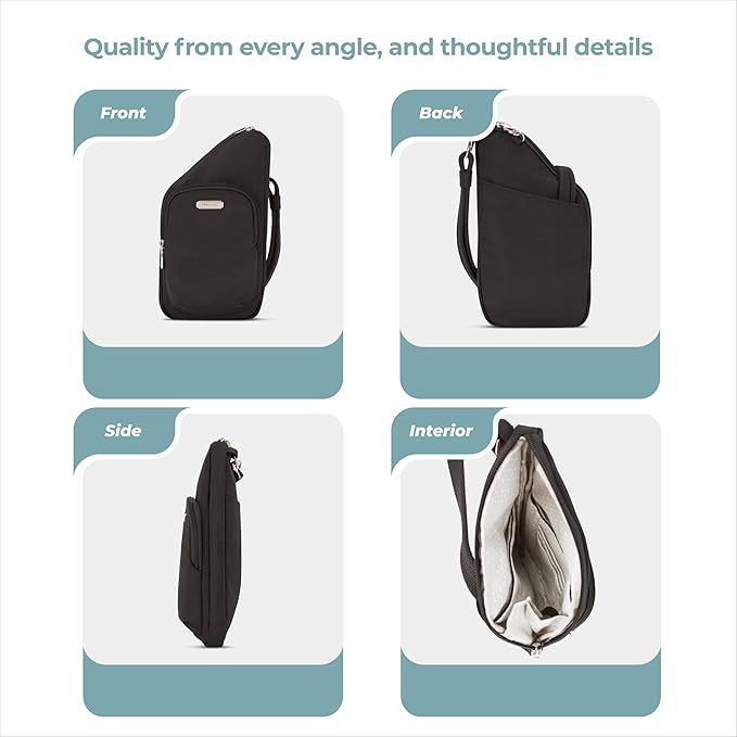 Travelon Anti-Theft Essentials Compact Crossbody Bag