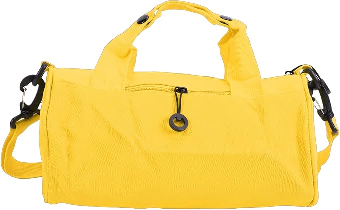 Greensen Compact Travel Bag, Oxford Fabric Gym Bag with Organized Storage, Lightweight and Versatile for Weekend Getaways and Daily Use (Yellow)
