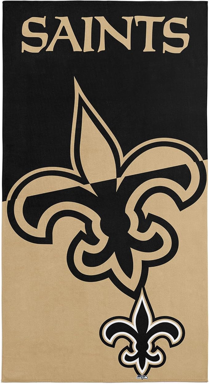 Northwest NFL Oversized Microfiber Beach Towel, 60 x 70 Inches – Quick Dry, Sand Resistant, Lightweight, Highly Absorbent, Shibori Design