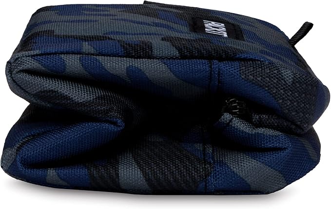 PackIt Freezable Snack Box, Sporty Camo, Built with EcoFreeze Technology, Collapsible, Reusable, Zip Closure with Buckle Handle, Designed For Work Snacks, Fresh Snacks On the Go, Adults, and All Ages