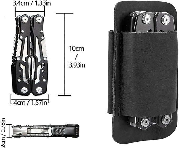 Knife Sheath,Leather Knife Sheath for Belt,Horizontal Carry Pocket Knife Holder,EDC Belt Organizer,Handmade Compact Draw Knife Holster,EDC Pocket Organizer,Sheath for Folding Knife,Gifts for Men,M
