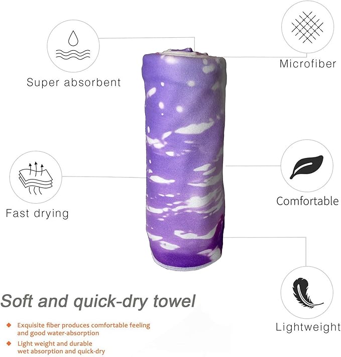 Sea Turtle Flower Oversized Sand Free Beach Towel – 71"X32" Lightweight Quick Dry Microfiber Terry Towel For Travel, Swimming, Pool, And Camping, Absorbent And Compact Beach Essential For Women Men