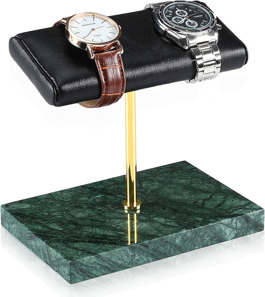 LYS&LYX Watch stand watch display stand watch holder watch Handcrafted watch holder (2--green/glod/black)