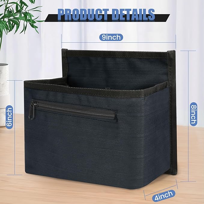 Luggage Travel Cup Holder Attachment for Suitcase Drink Carrier Caddy, Coffee Mug and Tumblers, Traveler Carry on Hands Free Accessory- Gifts for Flight Attendants Travelers Accessories- Navy
