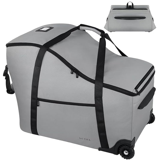 Car Seat Bags for Air Travel Fit Chicco Keyfit 35 and Anti-rebound Bar Base, Fit Doona Car Seat Stroller and Base, Nuna Pipa Travel Bag, Infant Car Seat Bag, Doona Travel Bag