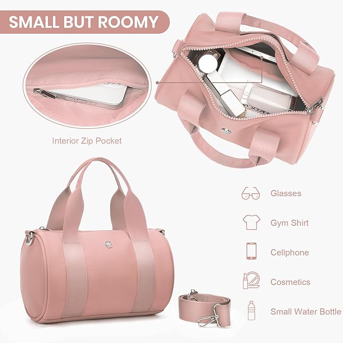 Mini Gym Bag Pink+Duffle Bag Pink