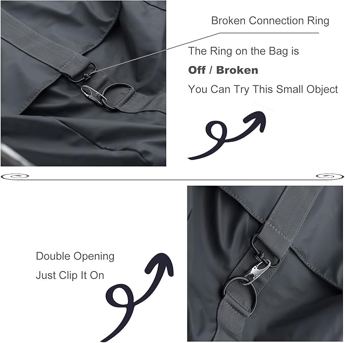 Zpsolution Zipper Clips Anti Theft - Securing Pulls Closed - Zipper Locks Anti Theft (4 Gold)