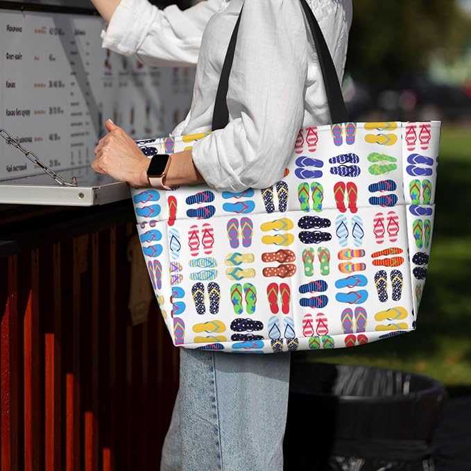 Beach Tote Bag for Women Beach Bag Waterproof and Sandproof Tote Bag with Wet Bag Large Travel Bag for Weekend Travel