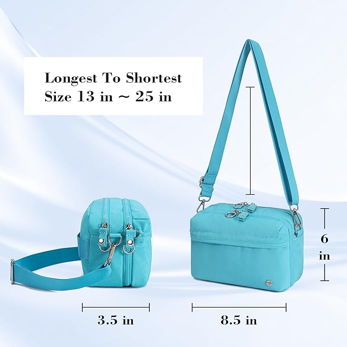 NEICOA Anti Theft Crossbody Bags for Women Nylon Small Travel Purse RFID Sling Shoulder Bag for Vacation Essentials