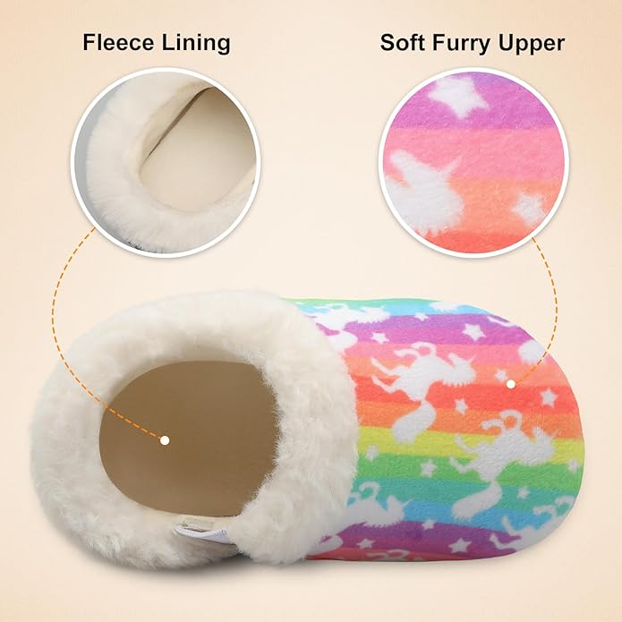 Centipede Demon Toddler Slippers for Boys Girls Slip on Kids Baby Toddlers House Shoes Lightweight Barefoot Furry Sock Shoes Indoor Outdoor Warm Walking Shoes