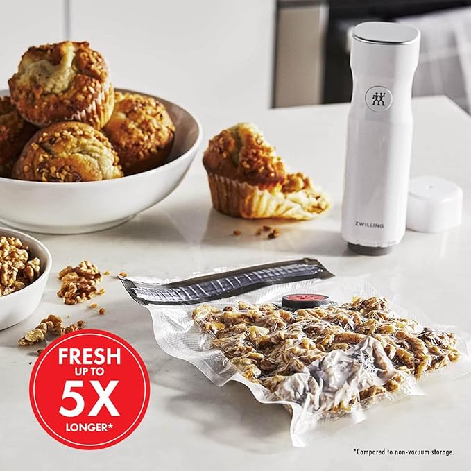 ZWILLING Fresh & Save 3-pc Vacuum Sealer Bags, Sous Vide Bags, Meal Prep - Large (Set of 3)