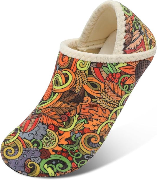 Scurtain Unisex Adults Rubber Sole Slippers