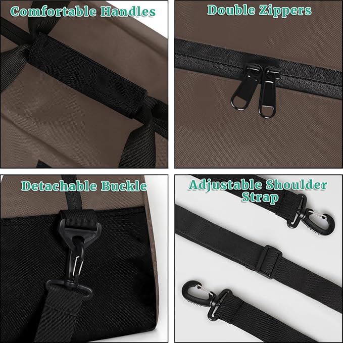Personalize-Kids-Sports-Duffel-Bags With Custom Name Text Carry-On Overnight Travel Gym Lightweight Dance Pattern Sports Bags For Girls Boys Kids,Brown