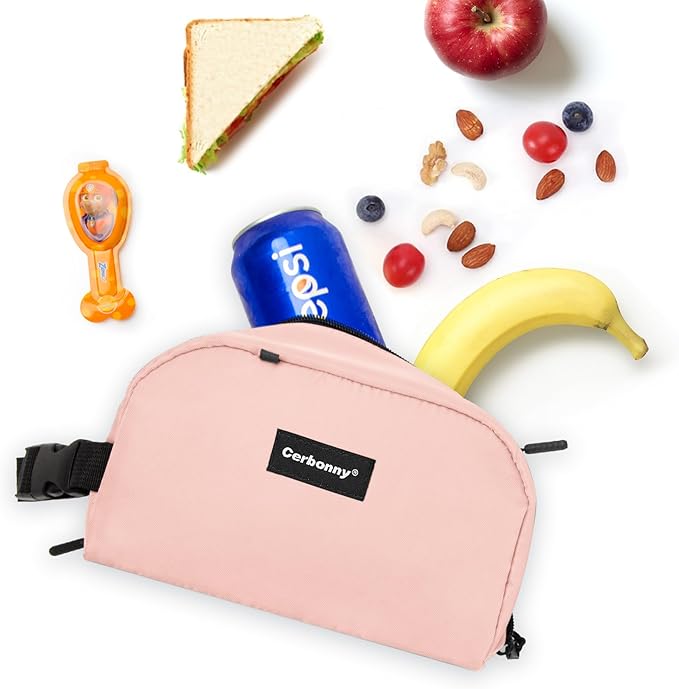 Cerbonny Cooler Lunch Bag - Freezable and Insulated for Travel, Kids/Adults, Fit for Yogurt