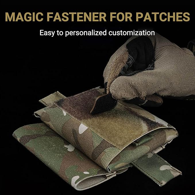 UniPro BP-80-A Small Quick First Aid Kit Pouch MC, 5.5"x3.9"x0.8", MOLLE Compatible, Lightweight & Portable IFAK Pouch for Emergency