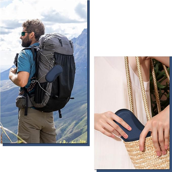 FINTIE Sunglasses Case, Hard EVA Shell Shockproof Sport Glasses Case with Metal Carabiner Travel Zipper Eyeglasses Holder