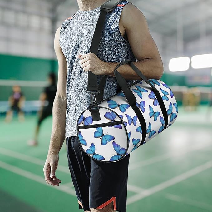 Workout Lightweight Duffel Bags Butterfly (89) Carry On Weekender Overnight Bag Gym Sport Yoga Dance Bags