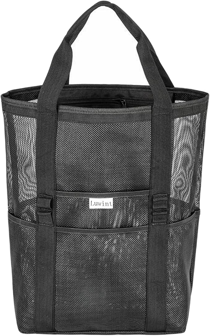 Luwint Large Mesh Dive Bag Scuba Gear Backpack Foldable Bag for Snorkeling Diving, Water Sports, Beach, Duffle Gym Bag