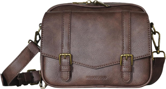 Women‘s Anti Theft RFID Blocking Small Vegan Leather Crossbody Bag Travel Purse With Built In Wallet Messenger Bag