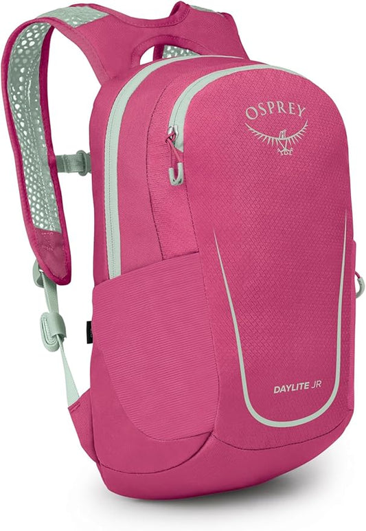 Osprey Daylite Jr. Kids' Commuter Backpack, Hotspot Pink/Frosty Mint