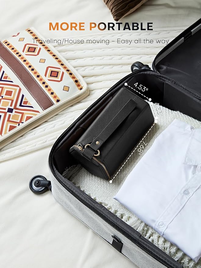 Sunglasses Travel Case Organizer Hangable for Men Women, Eyeglasses Foldable Storage Organizer