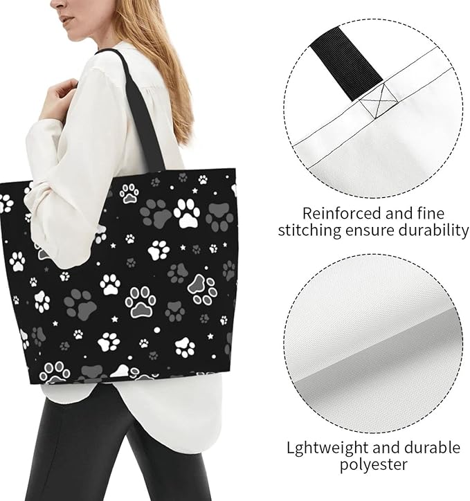 Tote Bag for Women Large Beach Bag Reusable Grocery Bags Handbag for Travel Shopping