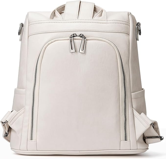 molshine Backpack,Fashion Casual Travel PU Leather Daypack Bag Shoulder Rucksack Handbags for Women HB041