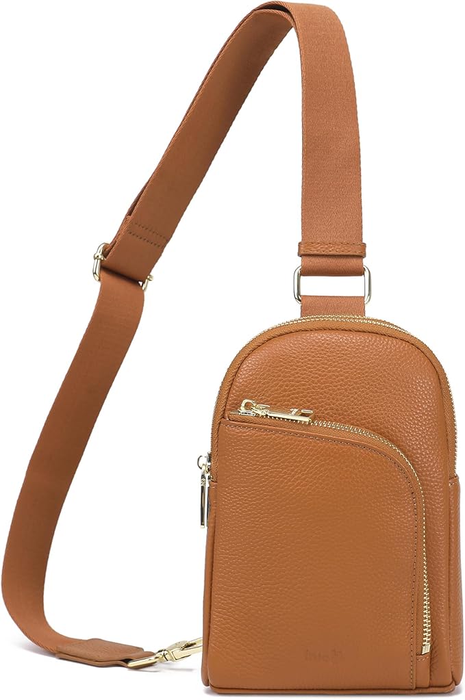 Haytijoe RFID Anti-Theft Sling Bag for Women, Small Crossbody Travel Purse with Locking Zippers, Lightweight Everyday Bag