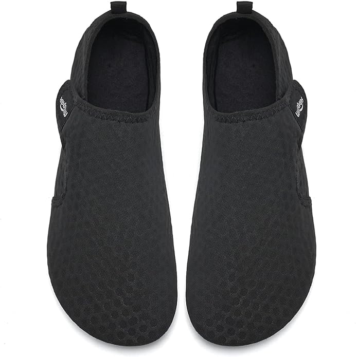 WateLves Water Shoes for Women Men Swim Beach Aqua Socks Quick Dry Barefoot House Slippers Travel Shoes with Adjustable Magic Tape for Pool Diving Boating Yoga Surf