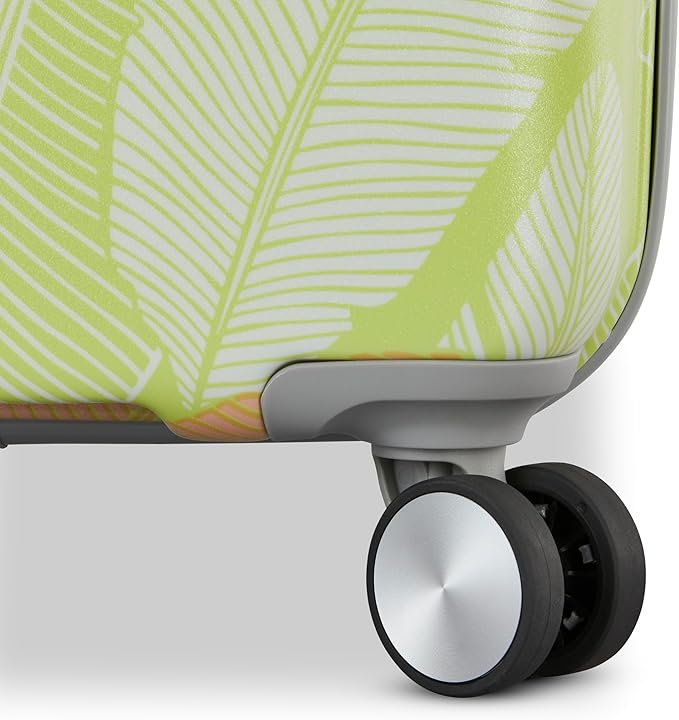 American Tourister Moonlight II Hardside Expandable Luggage with Spinner Wheels, Palm, 2 Piece Set (20/28)