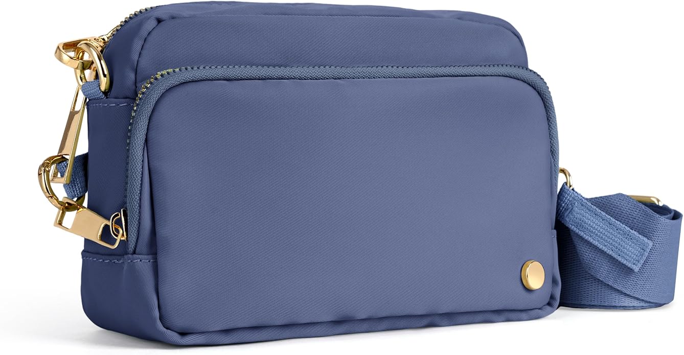 Joryin Anti Theft Crossbody Bag for Women, Slash-resistant RFID Blocking Travel Purses, Small Shoulder Bag Handbag, Nylon