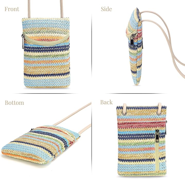 Small Crossbody Women Cell Phone Purse Wallet Bag With Shoulder Strap