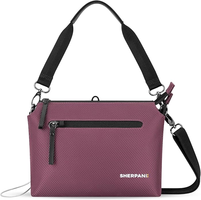 Sherpani Mei, Small Anti Theft Crossbody Purse, Lightweight Cross Body Bag, Handbags, Fashion Trio Bag, Travel Gift