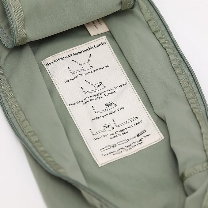 WildBird - Aerial Carry Bag - for the Aerial Buckle Baby Carrier (Acadian) - Breathable, Lightweight, Durable - Quick Drying, Moisture Wicking - Polyester, Nylon, Spandex - Baby Bag, New Mom Gifts