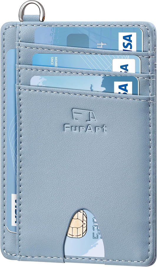 FurArt Slim Minimalist Wallet, Front Pocket Wallets, RFID Blocking, Credit Card Holder for Men & Women