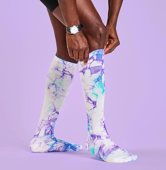 Nurse Mates Women's Calf Socks | 12-14 mmHg Compression | Superior Support & Comfort | 1 Pair
