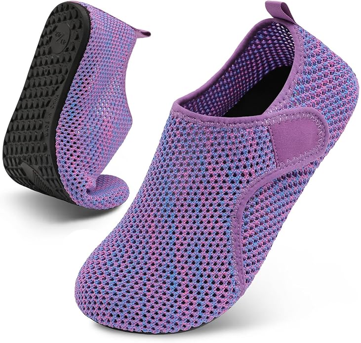 Scurtain Barefoot Water Shoes for Women Men Beach Swim Aqua Socks Summer Quick-Dry Sandals Slippers