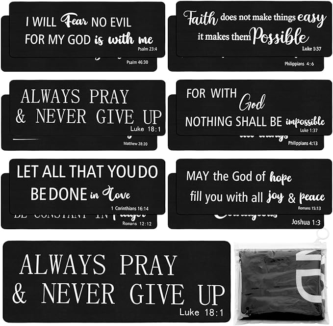 Moukeren 12 Pcs Christian Gifts for Men Bulk Bible Verse Cooling Towels Inspirational Sports Sweat Rag for Gym Yoga Running Religious Towels for First Communion Baptism Party Favors