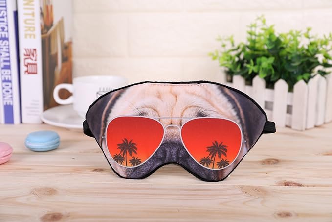 HXINFU Happy Birthday Sleeping Eye Mask Cute Sleep Mask Girls Birthday Gift