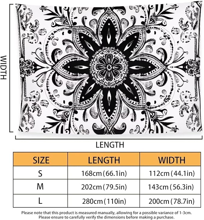 Sketch Mandala Floral Print Beach Towel Quick Drying, Absorbent Lightweight Travel Towel for Swimmers, Sand Free Camping Towel, Soft Comfortable Beach Towels for Pool, Swim, Vacation M