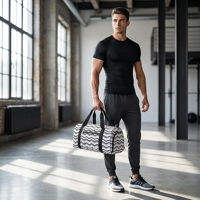 Gym Bag for Men & Women with Shoe Compartment Duffle Bag for Travel Sports Weekender Fitness Overnight Large