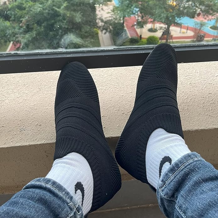SLEVEL Lightweight Non Slip Travel Indoor Grip House Slipper Socks Unisex Adult Around The House Floor Home Shoes for Women Men