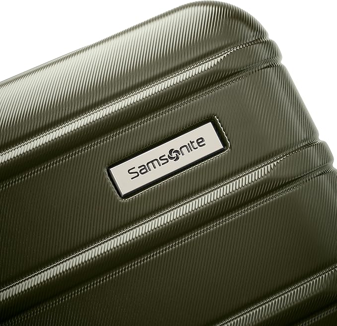 Samsonite Omni 2 Hardside Expandable Luggage with Spinner Wheels, 2-Piece Set (19/28), Vita Olive
